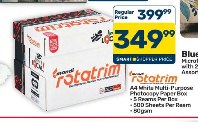Mondi Rotatrim A4 White Multi-Purpose Photocopy Paper Box