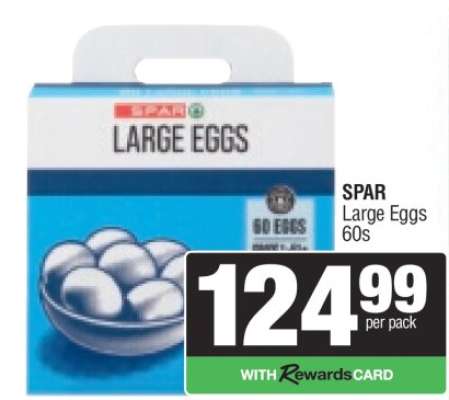 SPAR Large Eggs 60s