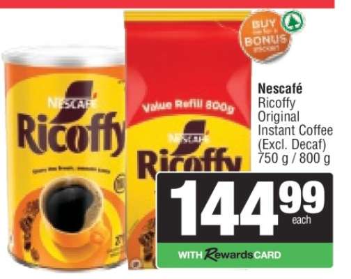 Nescafé Ricoffy Original Instant Coffee