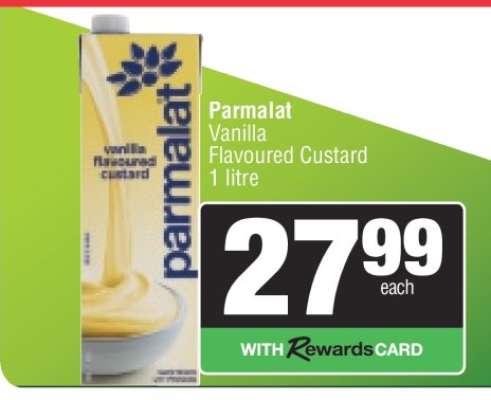 PARMALAT VANILLA FLAVOURED CUSTARD