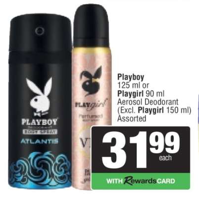 Playboy or Playgirl Aerosol Deodorant