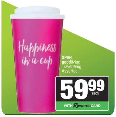 SPAR goodliving Travel Mug Assorted