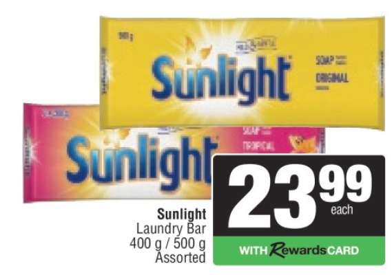 Sunlight Laundry Bar