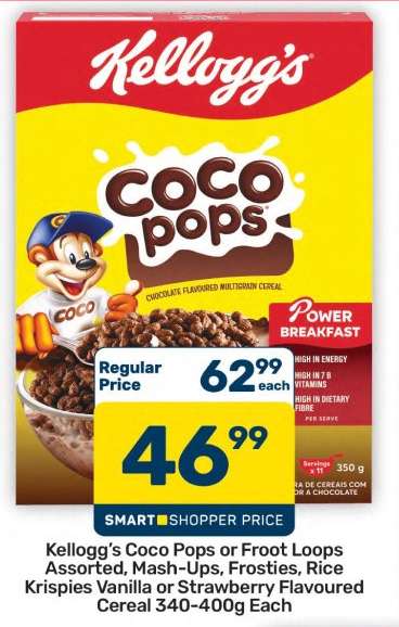 Kellogg's Coco Pops or Froot Loops