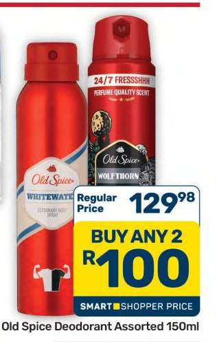 Old Spice Deodorant Assorted 150ml