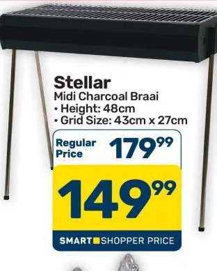 Stellar Midi Charcoal Braai