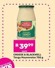 Crosse & Blackwell Tangy Mayonnaise 750 g