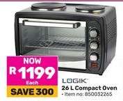 LOGIK 26 L Compact Oven
