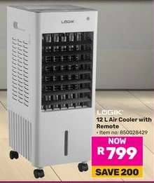 LOGIK 12 L Air Cooler with Remote