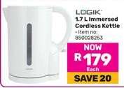 LOGIK 1.7 L Immersed Cordless Kettle