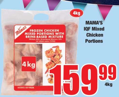MAMA'S IQF Mixed Chicken Portions