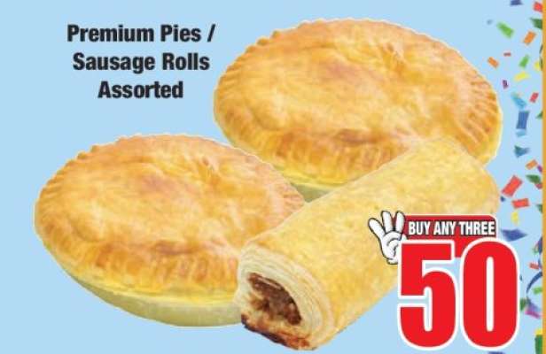 Premium Pies / Sausage Rolls Assorted