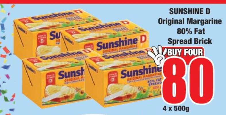 SUNSHINE D Original Margarine