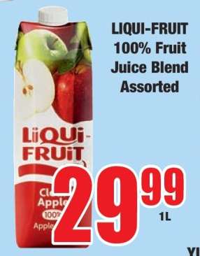 LIQUI-FRUIT 100% Fruit Juice Blend Assorted