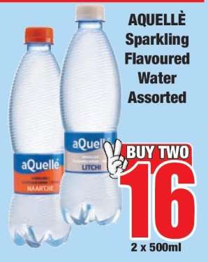 AQUELLÈ Sparkling Flavoured Water Assorted
