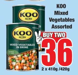 KOO Mixed Vegetables Assorted