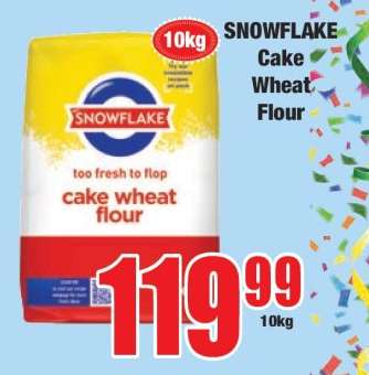 SNOWFLAKE CAKE WHEAT FLOUR