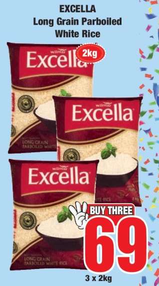 EXCELLA Long Grain Parboiled White Rice