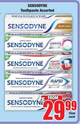 SENSODYNE Toothpaste Assorted