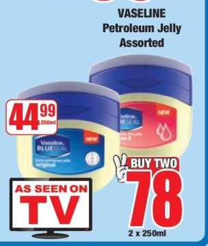 Vaseline Petroleum Jelly Assorted