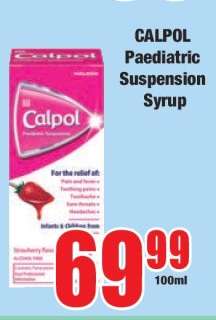 CALPOL Paediatric Suspension Syrup