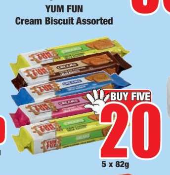 YUM FUN Cream Biscuit Assorted