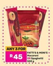 Fatti's & Moni's Macaroni or Spaghetti