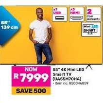 55" 4K Mini LED Smart TV (UA55M70HA)