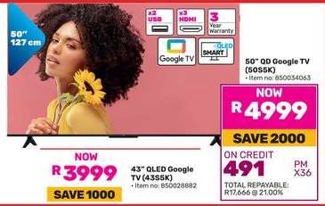50" QD Google TV (50S5K)