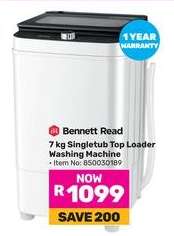 Bennett Read 7 kg Singletub Top Loader Washing Machine