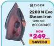 Eiger 2200 W Evo Steam Iron