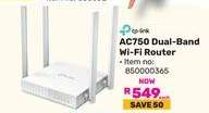 TP-Link AC750 Dual-Band Wi-Fi Router