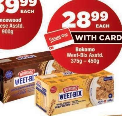 Bokomo Weet-Bix Asstd.