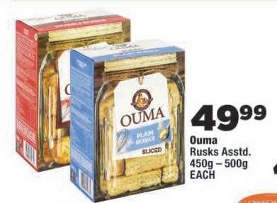 Ouma Rusks Asstd.
