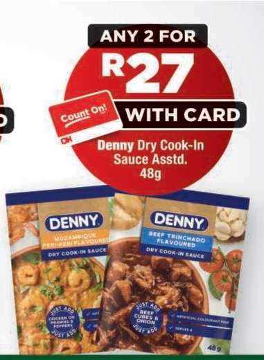 Denny Dry Cook-In Sauce Asstd.
