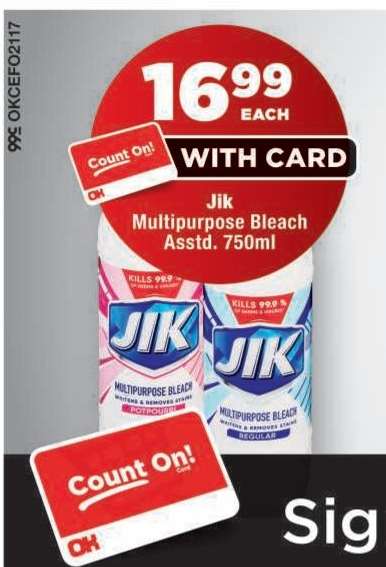 JIK multipurpose bleach