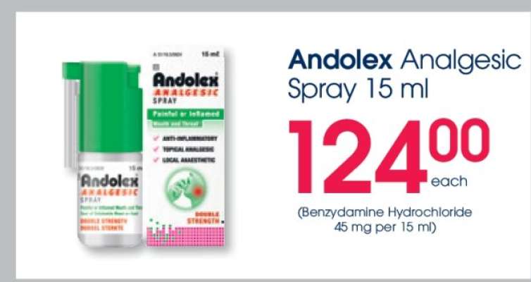 Andolex Analgesic Spray 15 ml