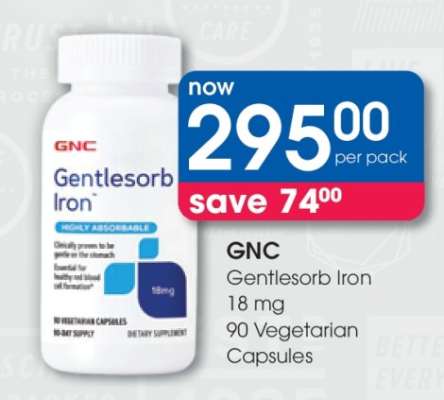 GNC Gentlesorb Iron