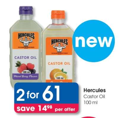 Hercules Castor Oil 100 ml