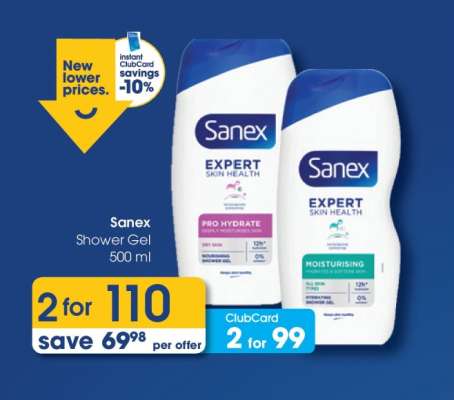 Sanex Shower Gel 500 ml
