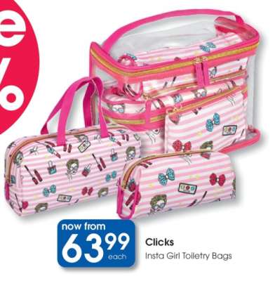 Clicks Insta Girl Toiletry Bags
