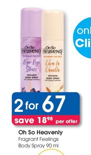 Oh So Heavenly Fragrant Feelings Body Spray 90 ml