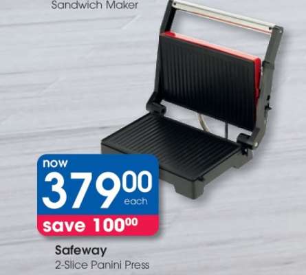 Safeway 2-Slice Panini Press