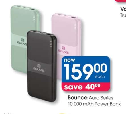Bounce Aura Series 10 000 mAh Power Bank