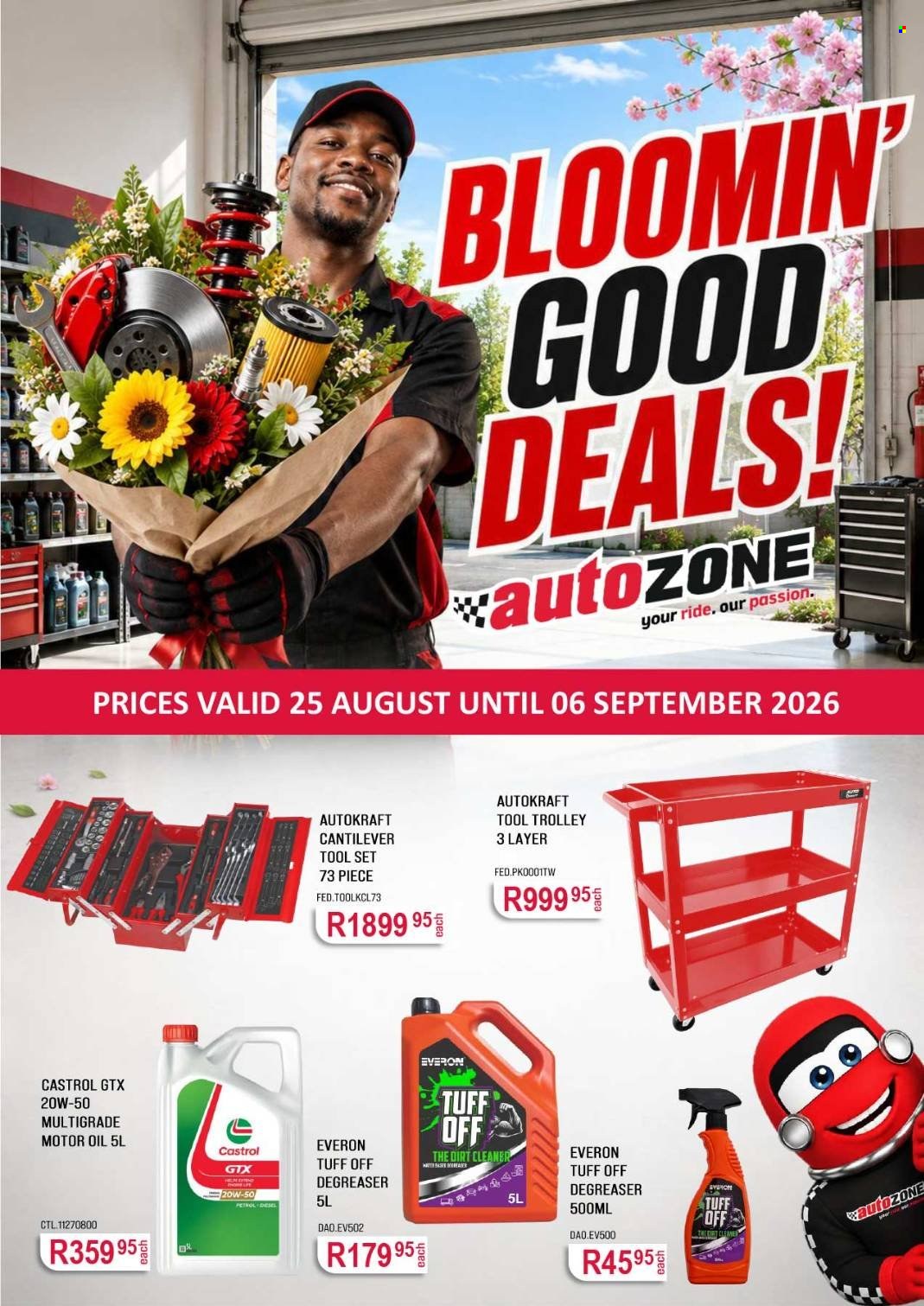 AutoZone specials - 08.25.2026 - 09.06.2026. Page 1