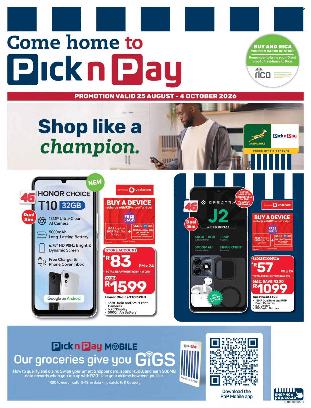 Pick n Pay specials - 08.25.2026 - 10.04.2026. Page 1