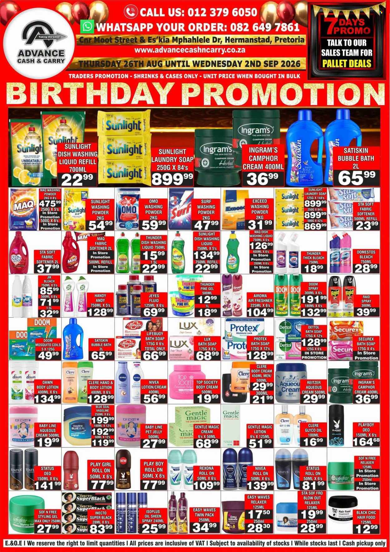 Advance Cash & Carry specials - 08.26.2026 - 09.02.2026. Page 1