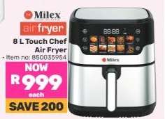 Milex 8 L Touch Chef Air Fryer