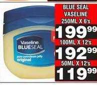 BLUE SEAL VASELINE 50ML X 12's