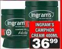 INGRAM'S CAMPHOR CREAM 400ML